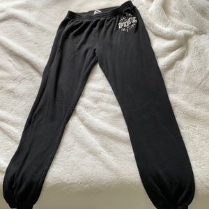 Pink Victoria secret track pants